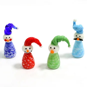Gnome Sticla Lucrate Manual De Zăpadă Figurine Patru Stiluri Diferite Mini Minunat De Crăciun Art Ornament Acasă De Sus De Masă Accesorii Pentru Decor