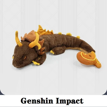 Rock Regele Zhong Li Dragon Joc Cosplay Genshin Impact Papusa De Plus Anime Proiect Pernă Moale Jucărie De Pluș Pentru Copii De Halloween Cadou De Crăciun