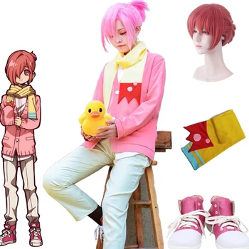 2021 Anime Toaletă Legat Hanako kun Jibaku Shounen Mitsuba Sosuke Costume Cosplay Peruca Roz Pantofi Uniforme Personalizate