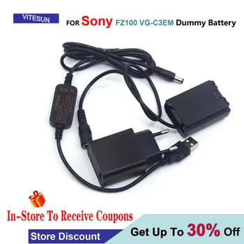 Banca de putere BC-QZ1 Cablu USB+QC3.0 USB Charger+NP-FZ100 VG-C3EM Manechin a Bateriei Pentru Sony Alpha A9 A7RM3 A7RIII a7 iii A7M3 ILCE-9