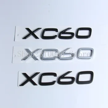 Portbagaj Litere Numere Emblema XC30 XC40 XC50 XC60 XC70 XC80 XC90 ABS Eticheta Logo-ul Autocolant pentru VOLVO Mat, Negru Lucios